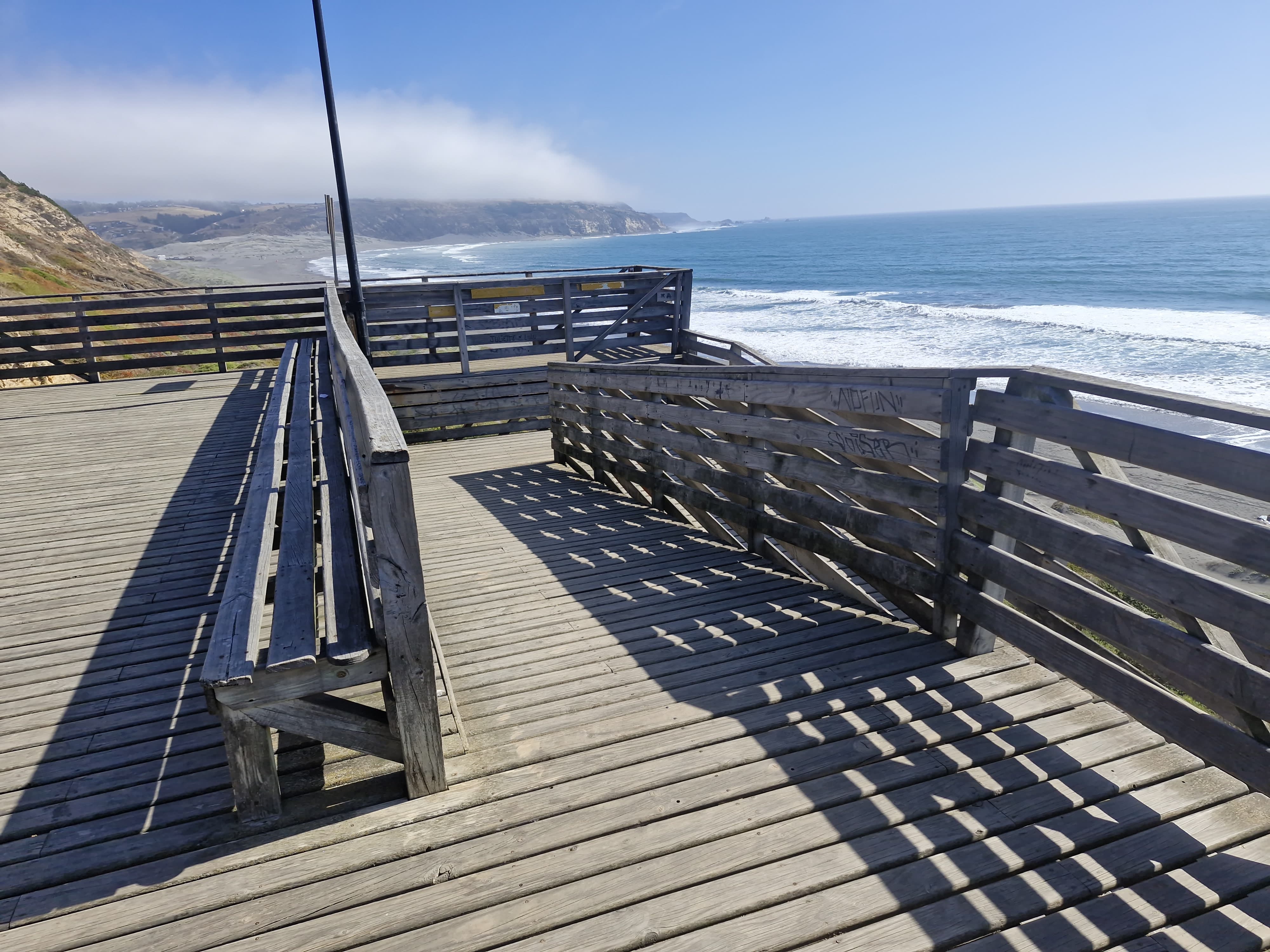 Fotografía del sendero desde le mirador